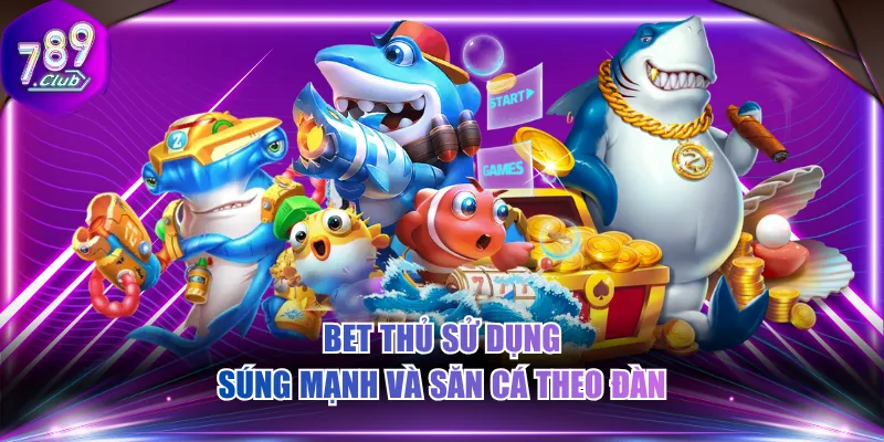 Bet thủ sử dụng súng mạnh và săn cá theo đàn